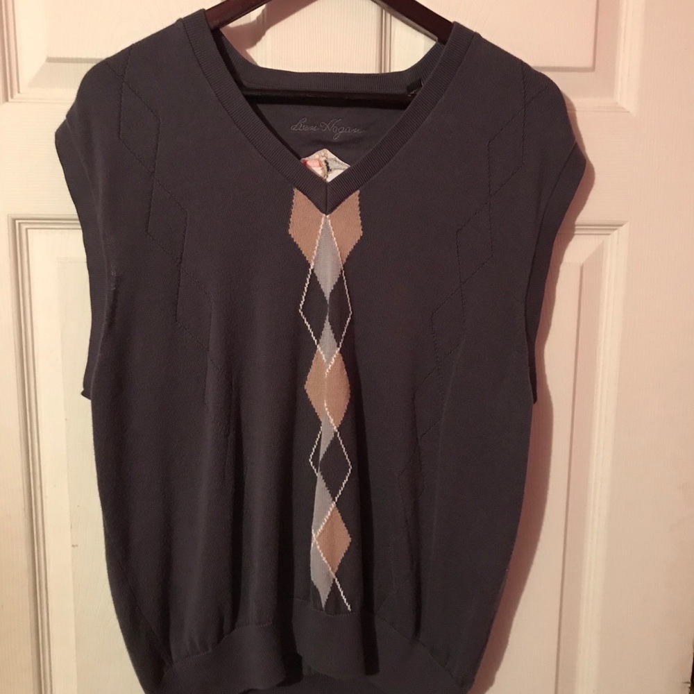 Ben Hogan Argyle Pattern Sweater Vest Mens Large L
